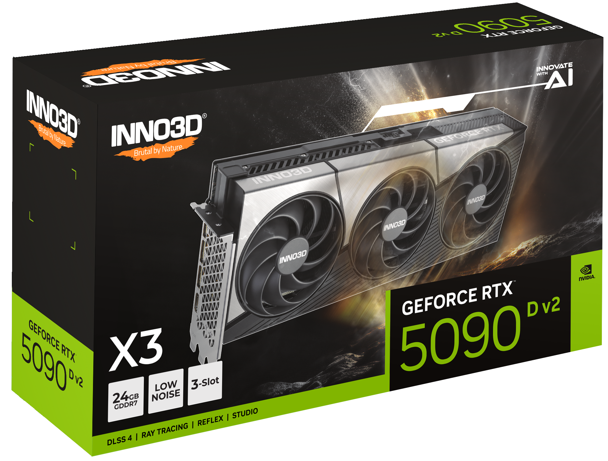 INNO3D GEFORCE RTX 5090 D V2 曜夜X3 | INNO3D - GRAPHICS CARDS